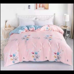 Floral ,cotton,duvet cover for bed size 200*230 brand new